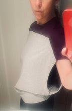 Charger l'image dans la galerie, T-shirt Barbados, Bordeaux foncé/gris clair chiné