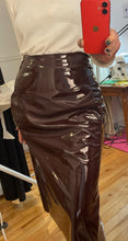 Load image into Gallery viewer, Prana patent leather skirt