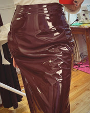 Load image into Gallery viewer, Prana patent leather skirt
