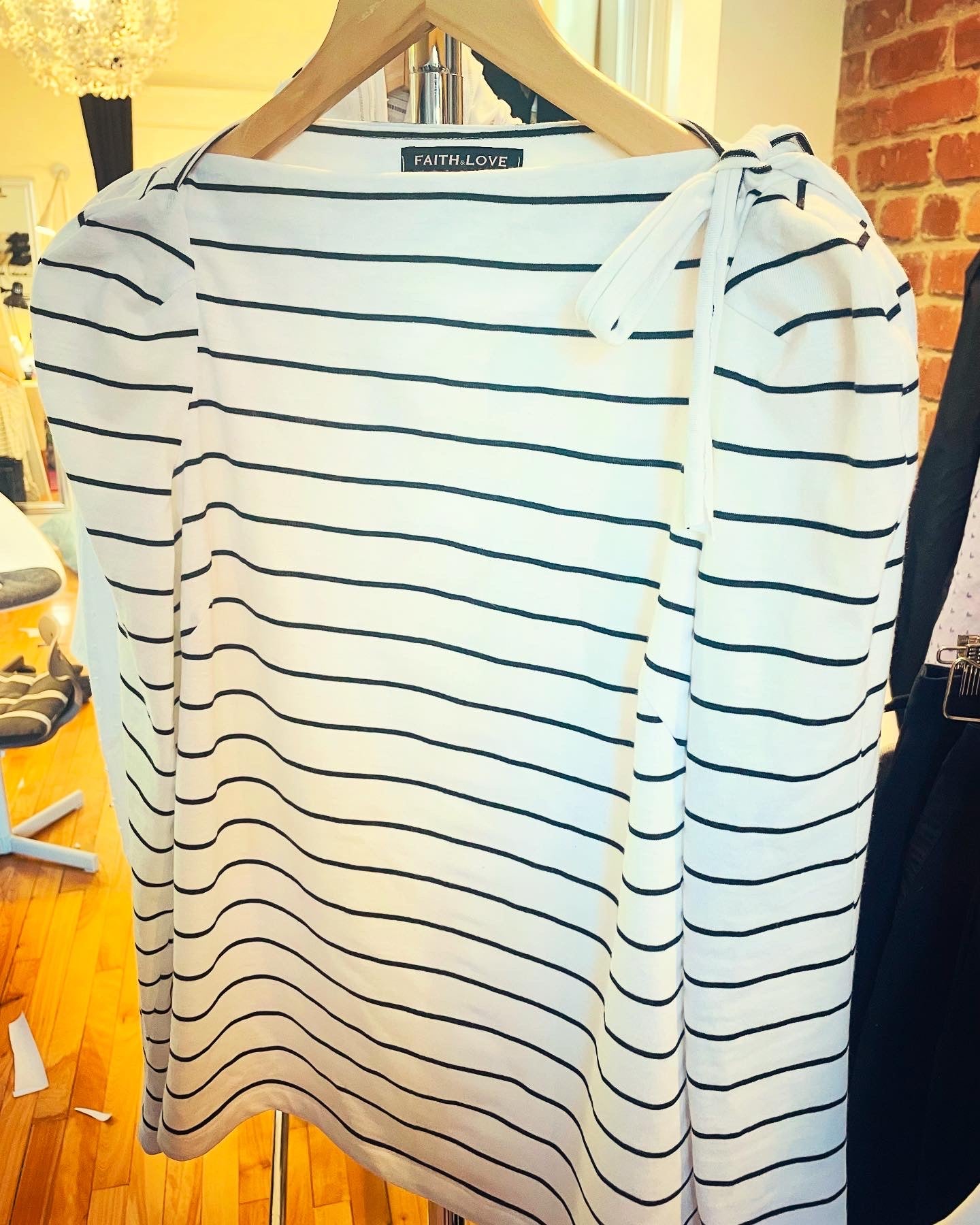 Pull France-Col bateau en coton organique | Faith & Love