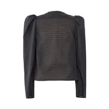 Load image into Gallery viewer, 100% cotton blouse with Swiss dots
