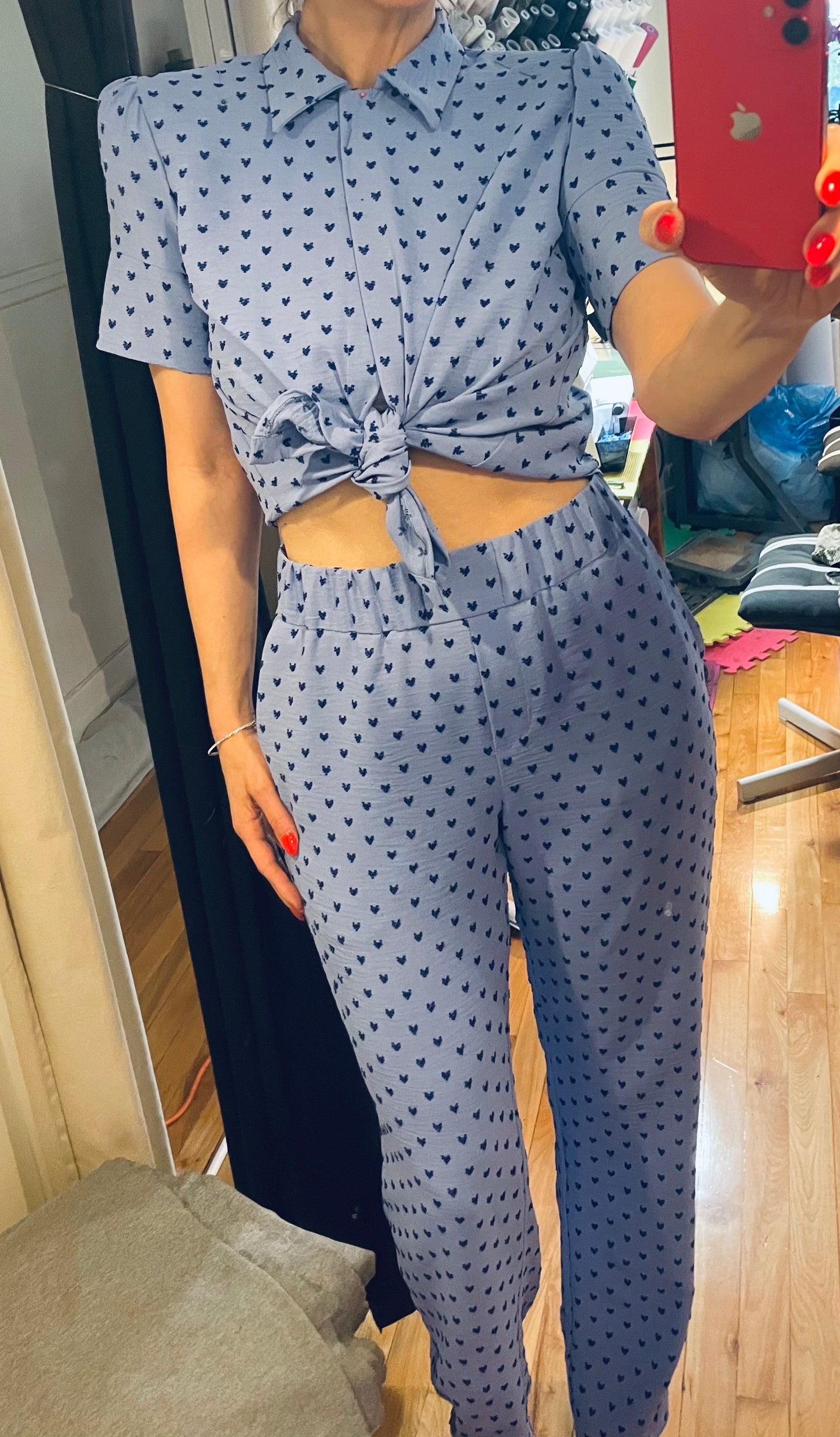 Pantalon jacquard