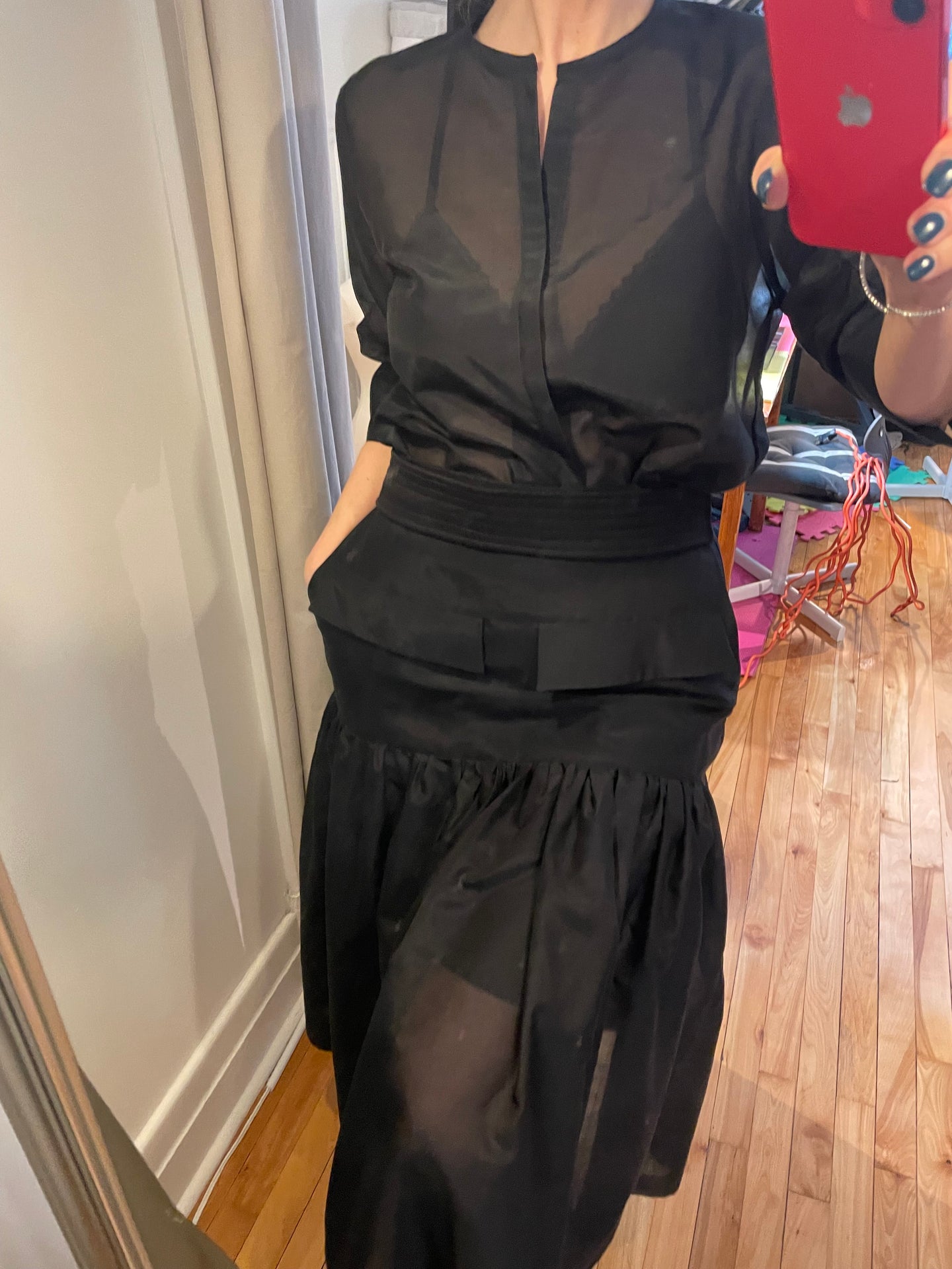 Chemise voile